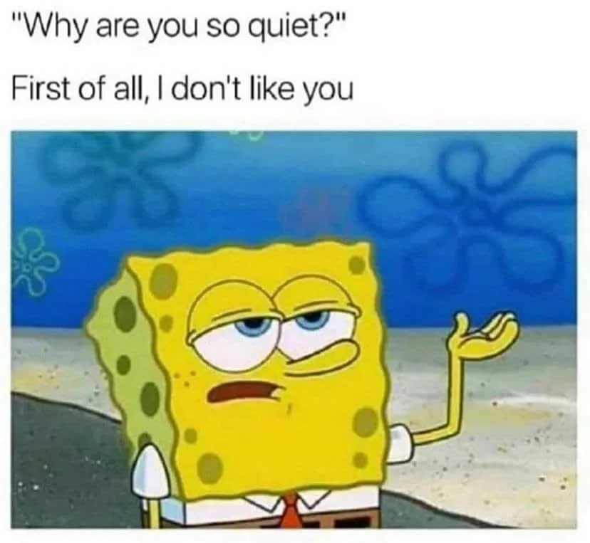 quietness meme