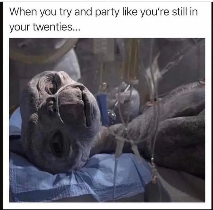 getting old meme