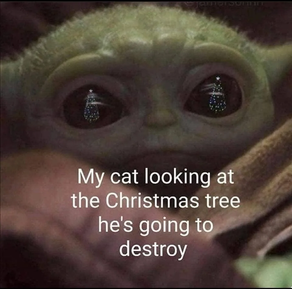 Christmas tree meme