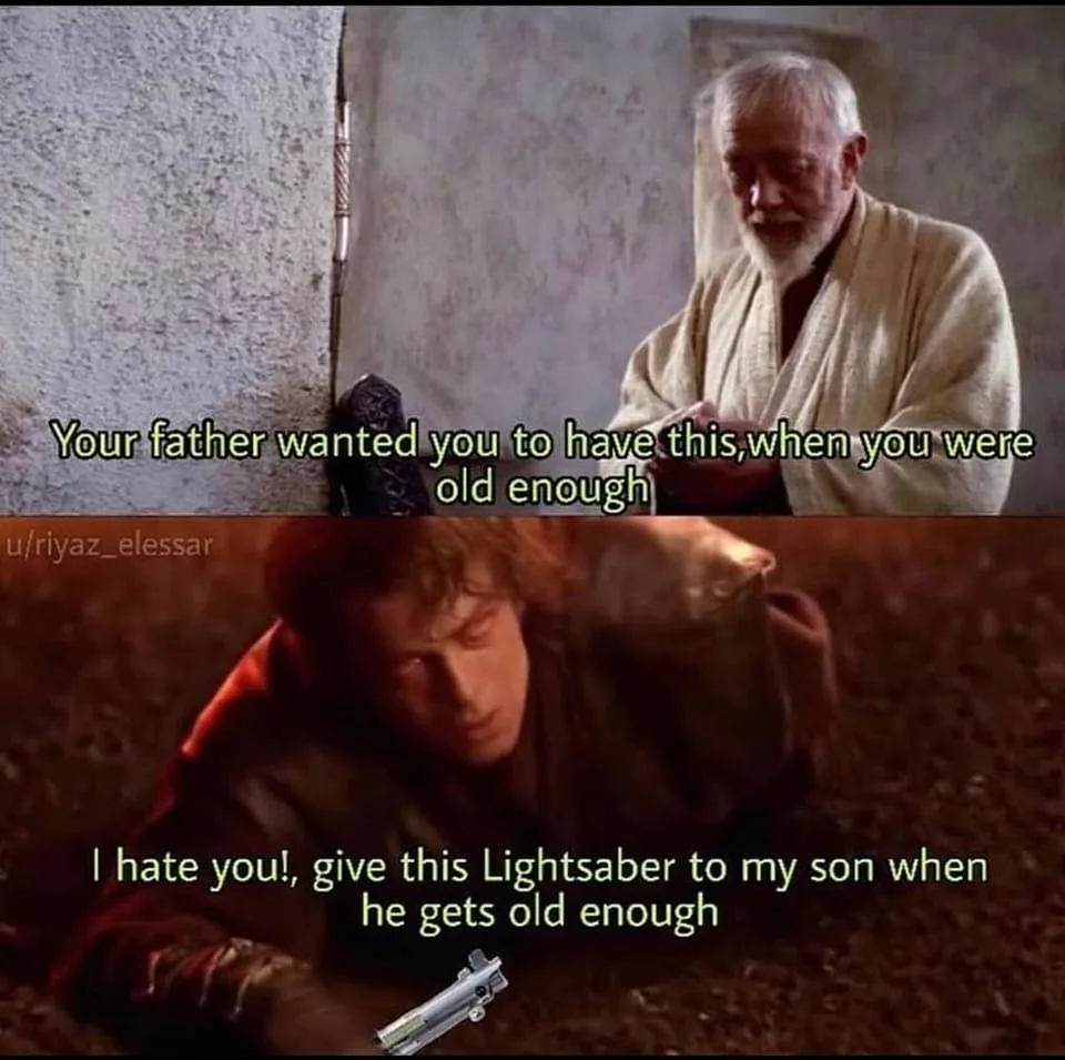 lightsaber meme