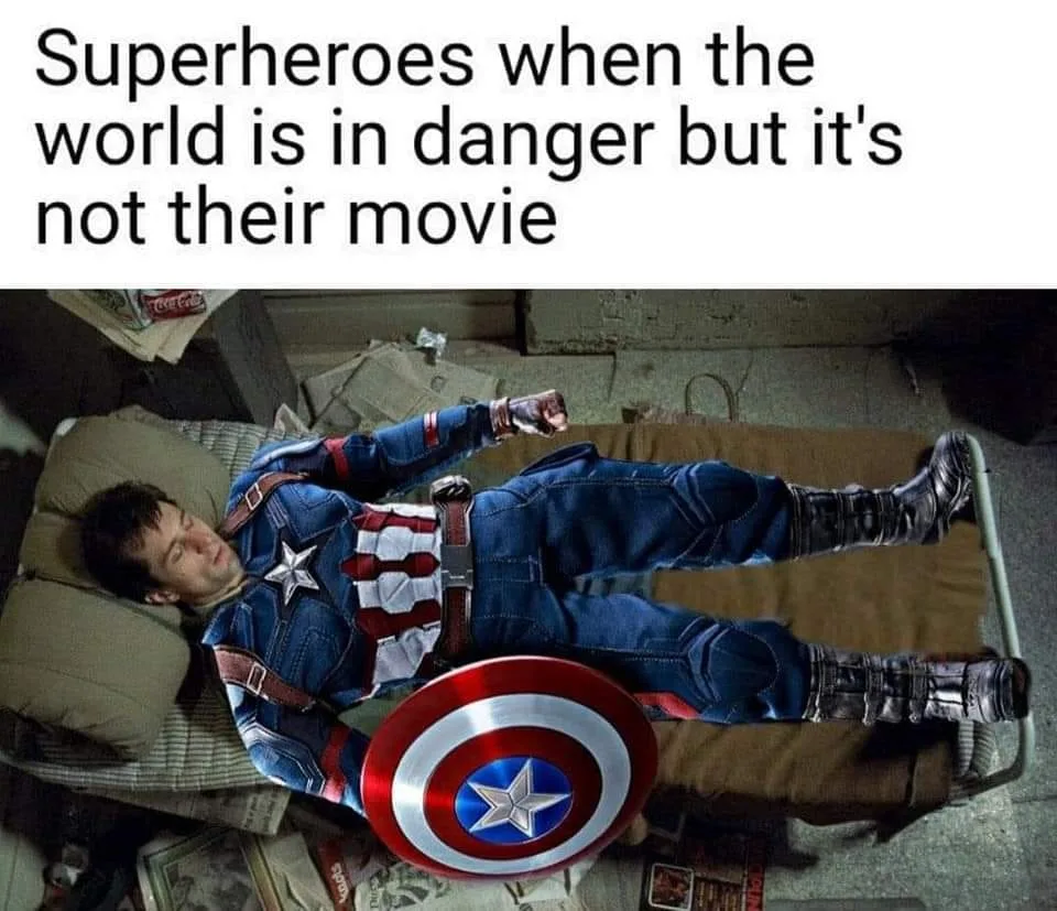 superhero comic meme
