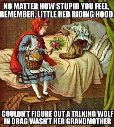 Little Red Riding Hood meme