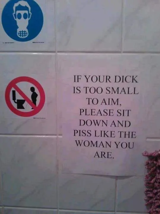 public bathroom meme