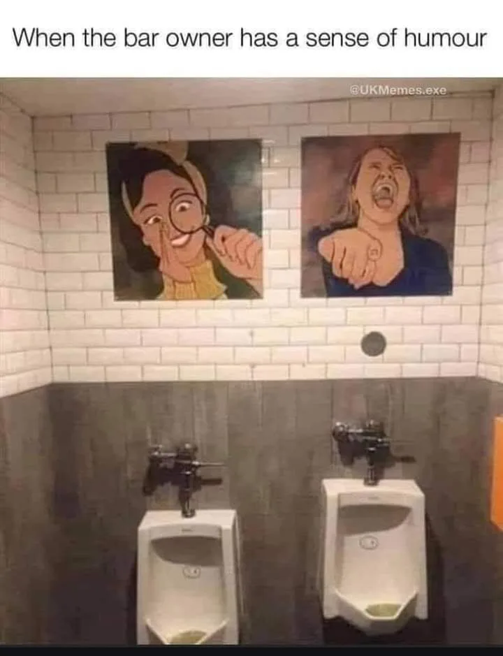urinal meme