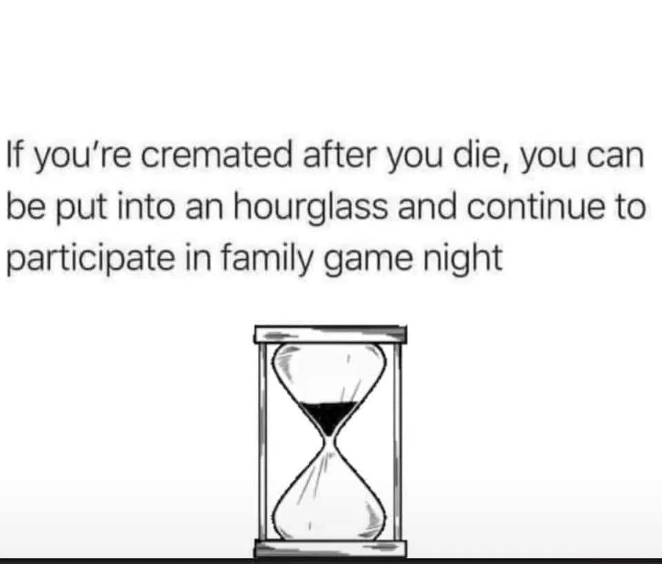 cremation meme