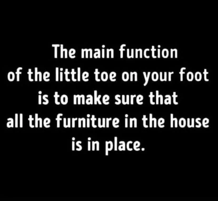 stubbing a toe meme