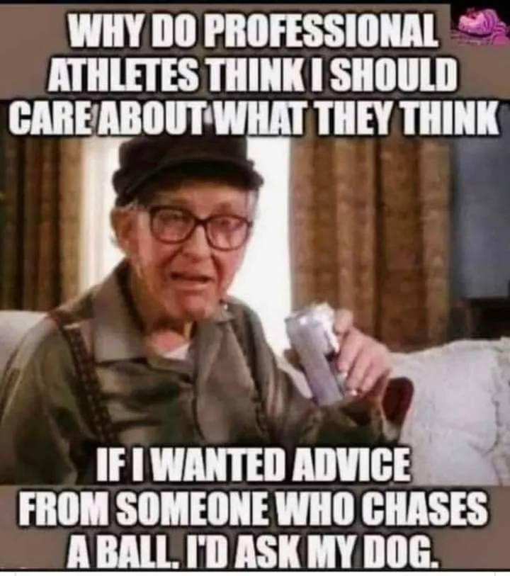 athlete meme