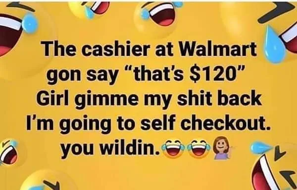 self-checkout meme