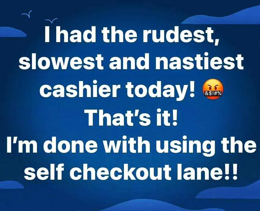 self-checkout meme