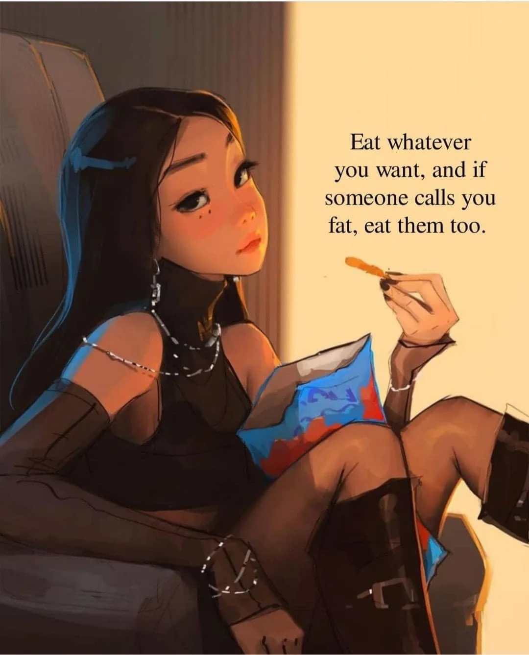 snacking meme