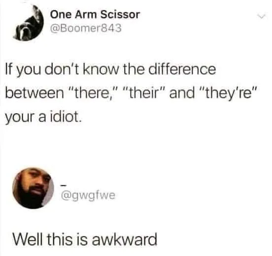 grammar nazi meme