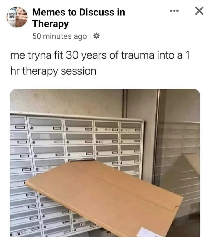 trauma meme