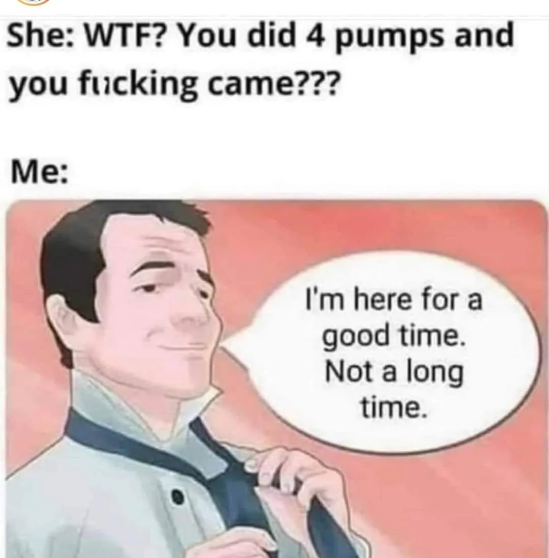 premature ejaculation meme