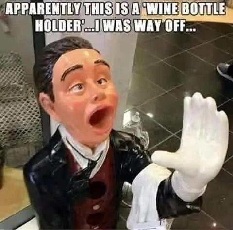 wine bottle meme
