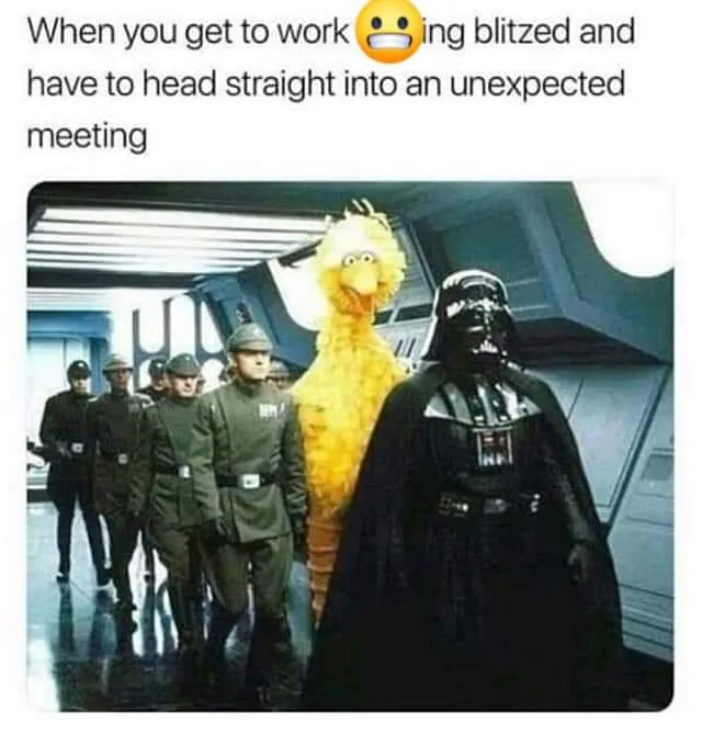 being unprepared meme