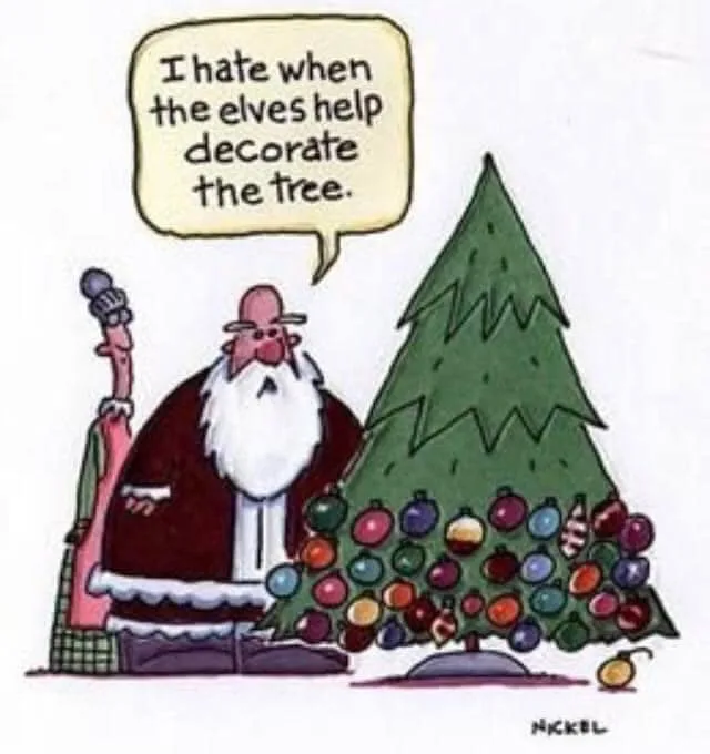 Christmas decorations meme