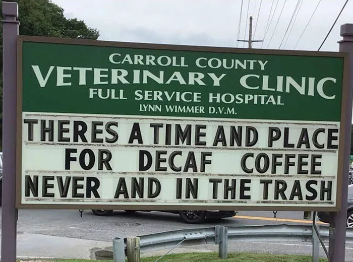 decaffeinated coffee meme