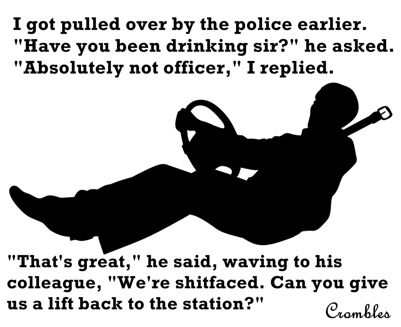getting pulled over meme