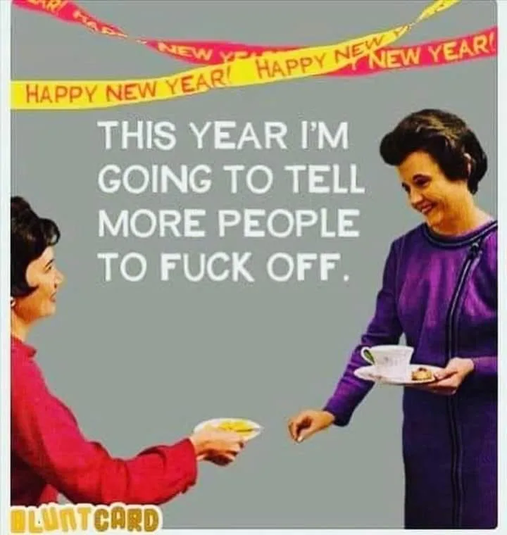 New Year's resolution meme