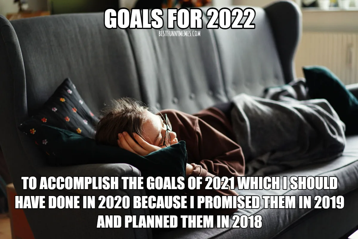 New Year's resolution meme