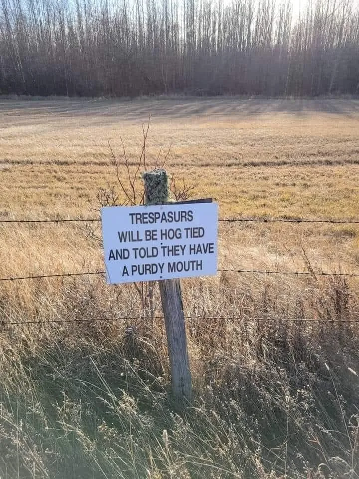 trespassing meme