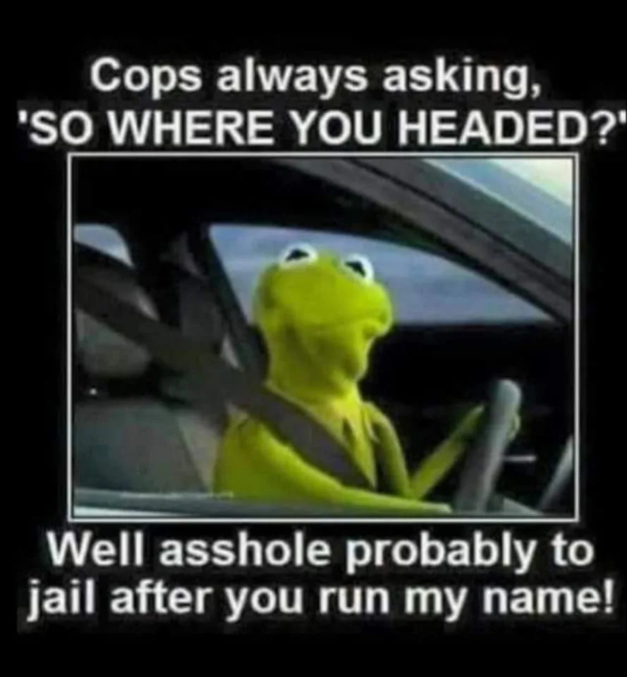 getting pulled over meme