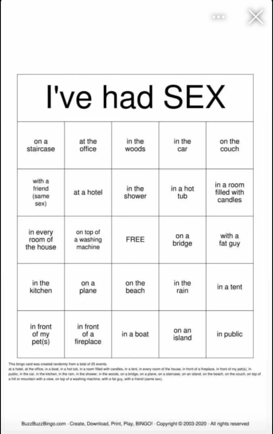 bingo meme