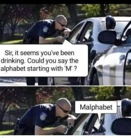 getting pulled over meme