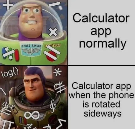 calculator meme