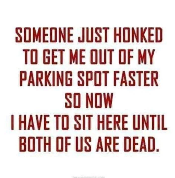 parking spot meme