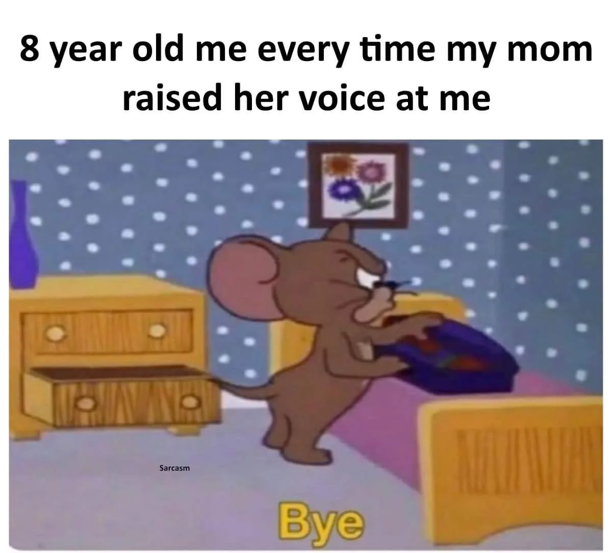 running away meme