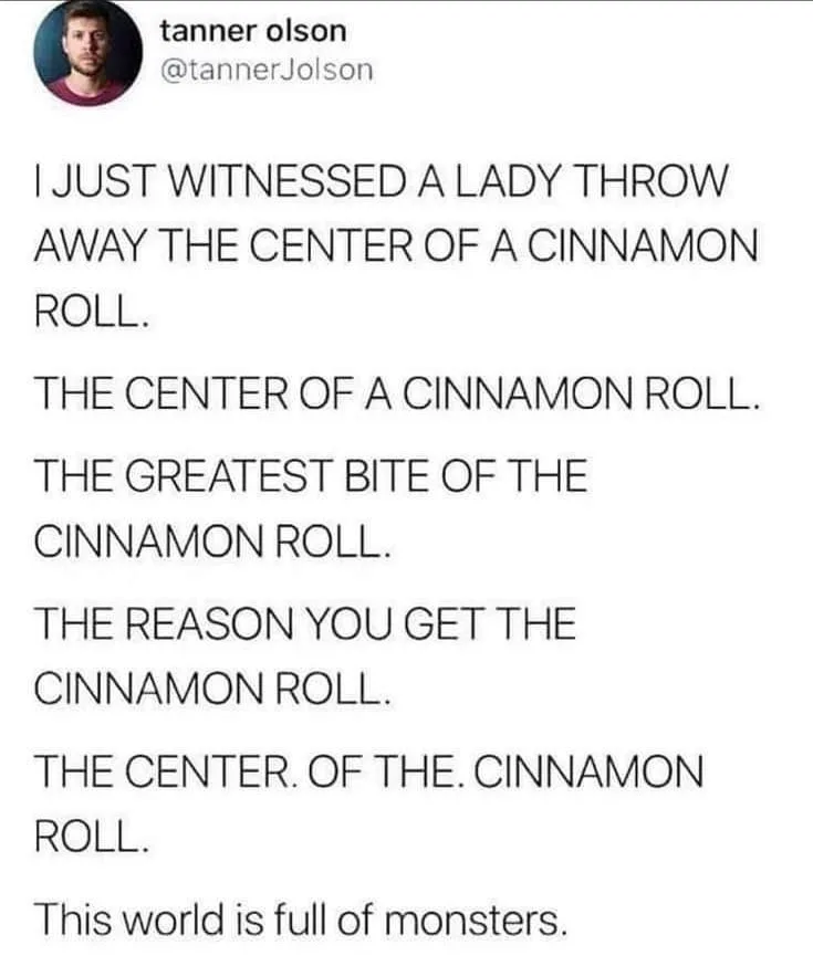 cinnamon roll meme