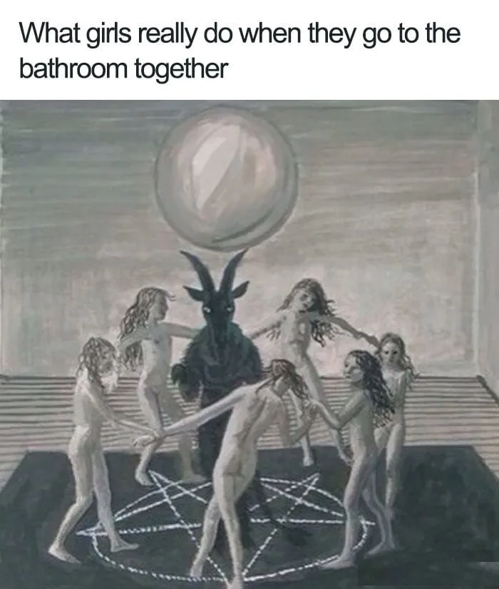 public bathroom meme