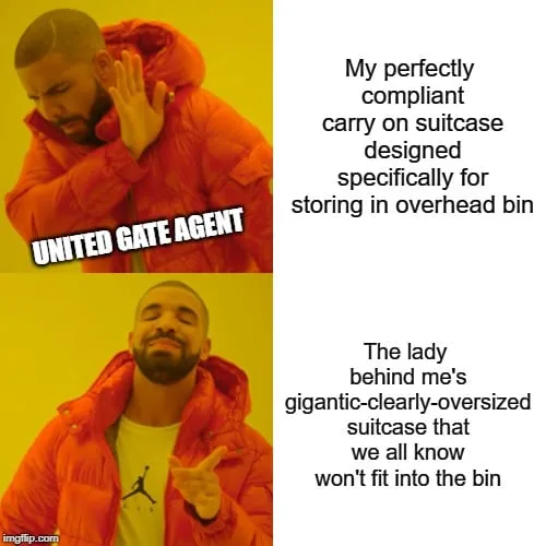 luggage meme