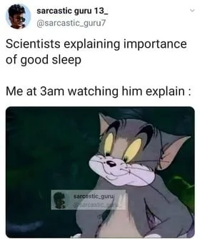 sleep meme