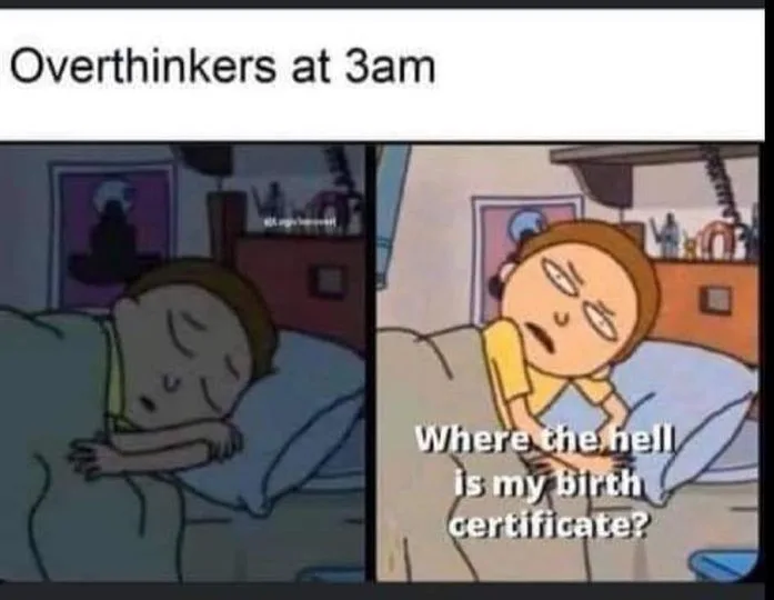 overthinking meme
