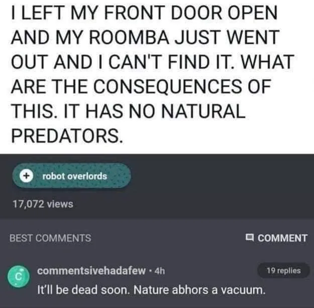 Roomba meme