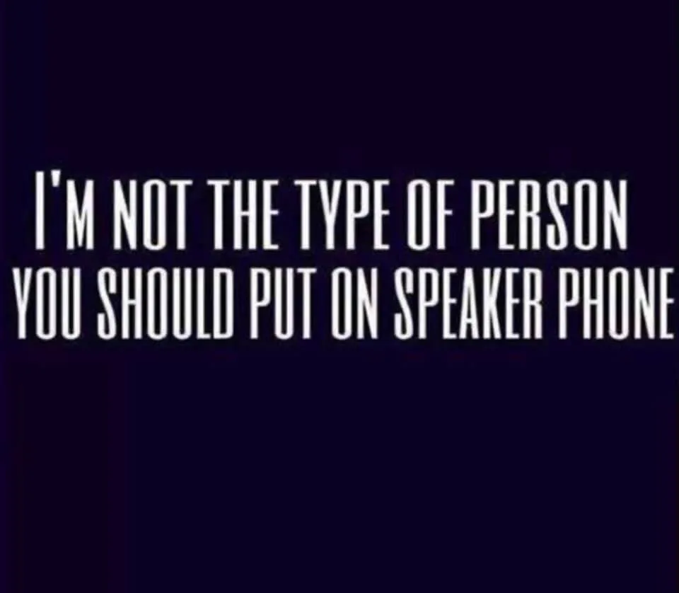 speaker phone meme