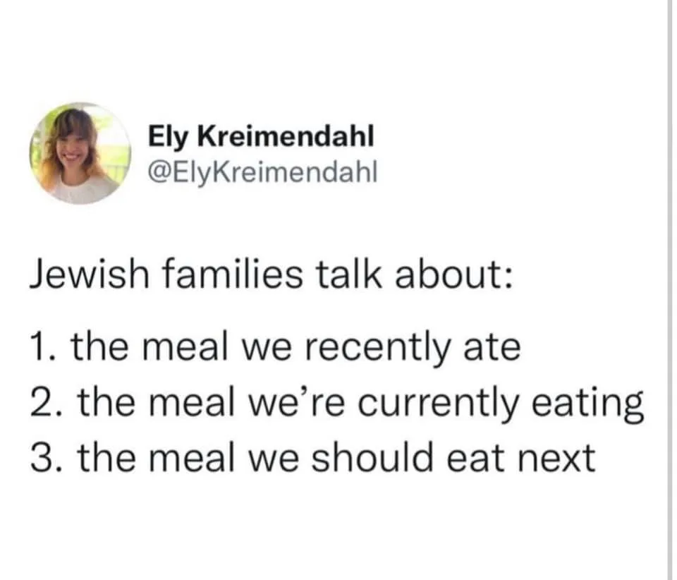 Jewish Cuisine meme