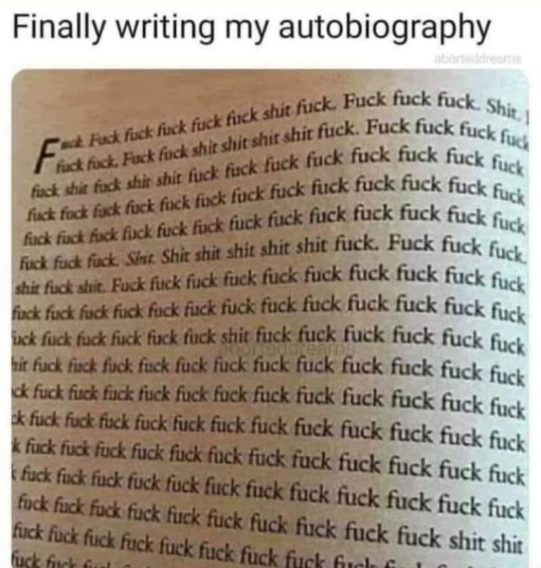 autobiography meme