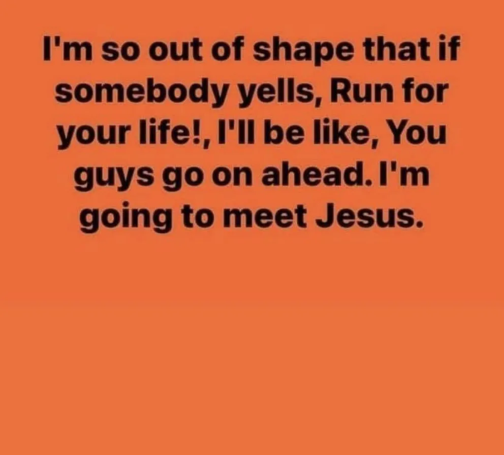 being out of shape meme