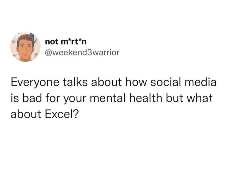 Excel meme