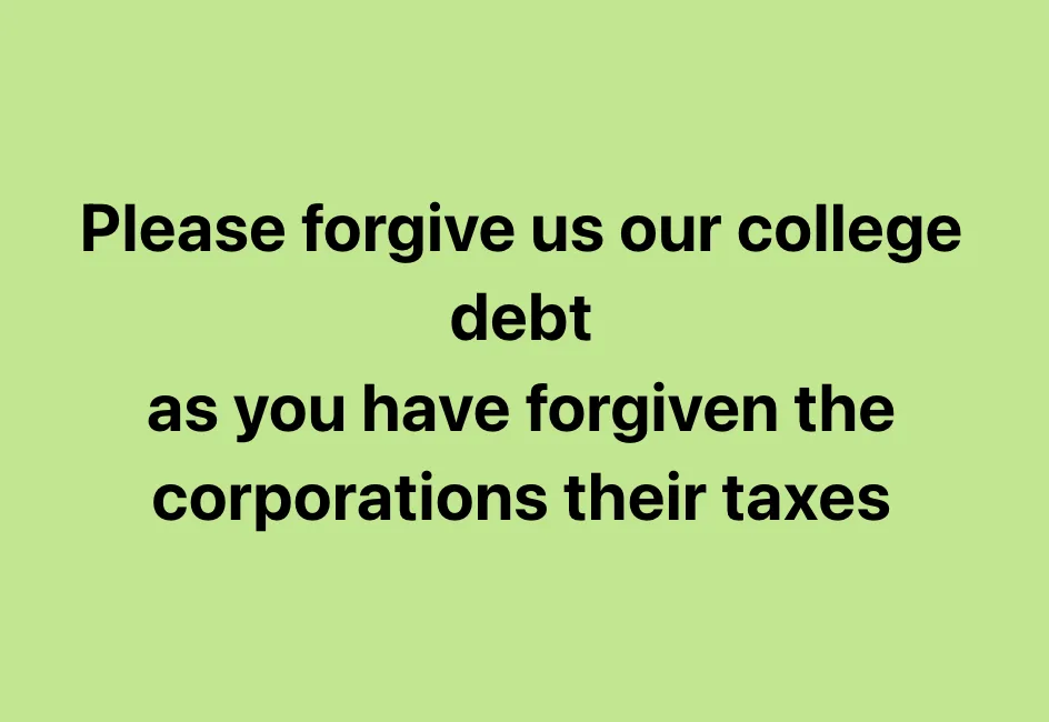 college debt meme