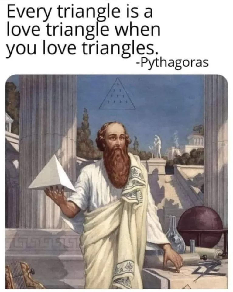 triangle meme