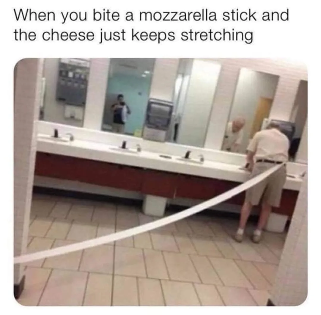 stretching meme