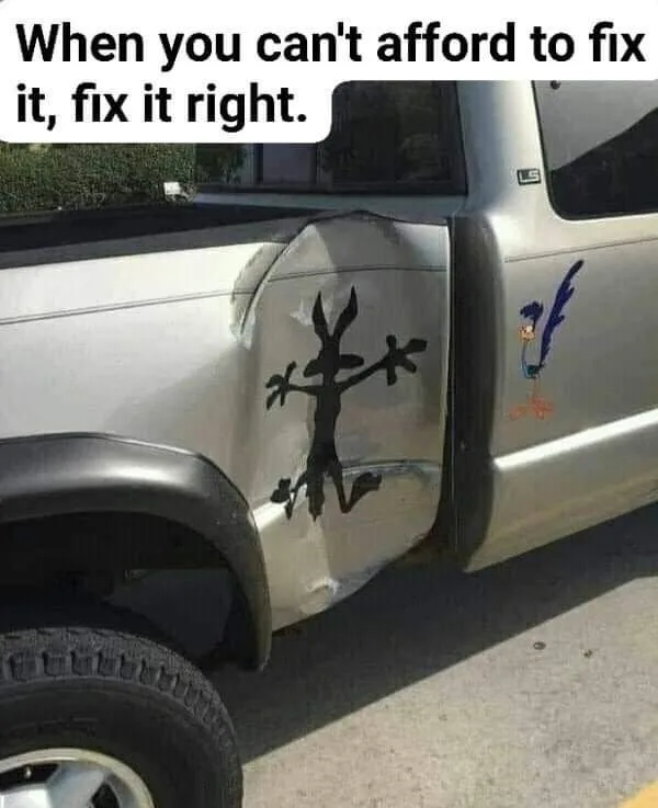 car accident meme