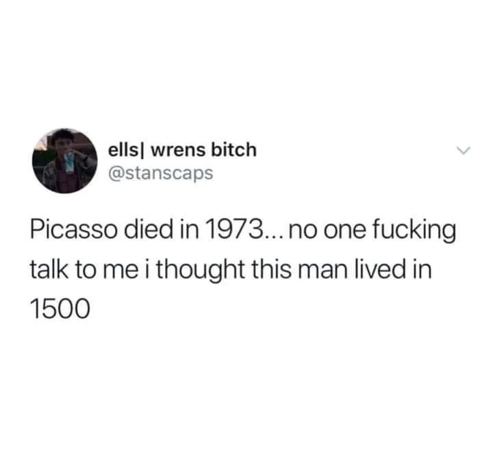 Pablo Picasso meme