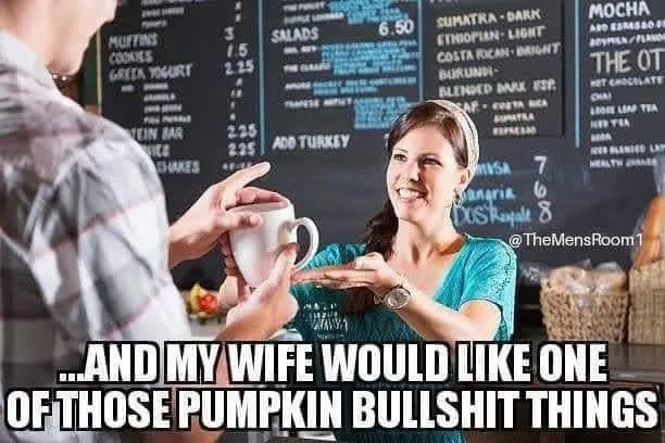 pumpkin spice meme