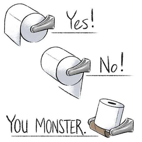 toilet paper meme