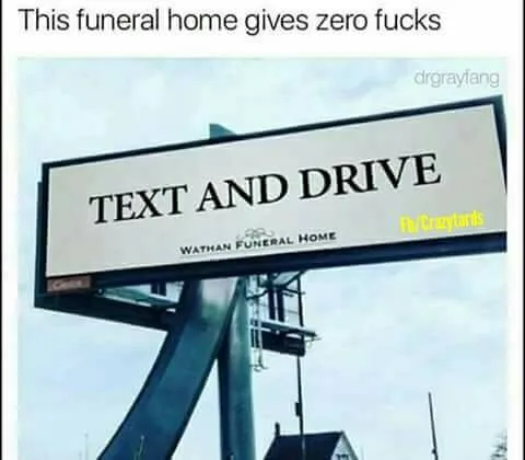 distracted driving meme